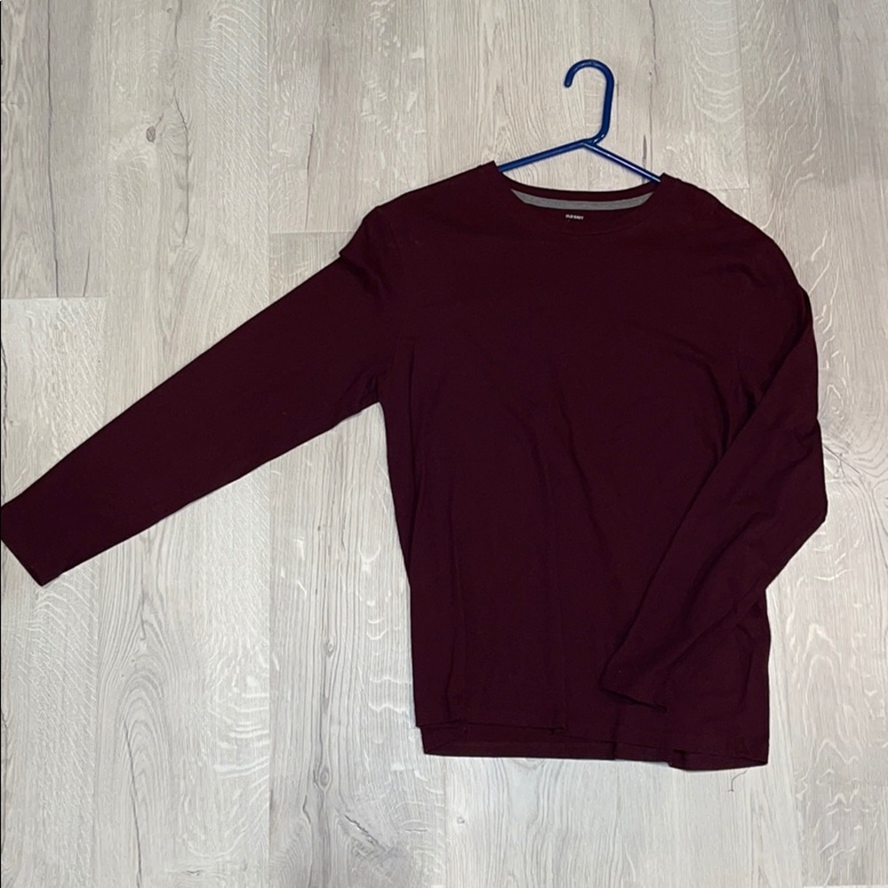 Maroon Long Sleeve Shirt